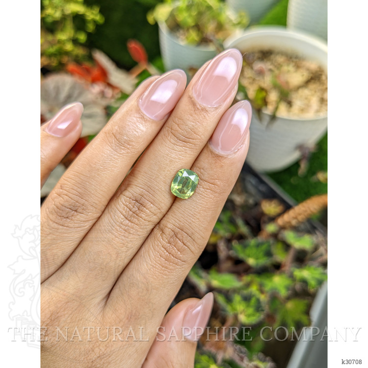 3.02 Ct. Yellowish Green Zircon from Ceylon (Sri Lanka)