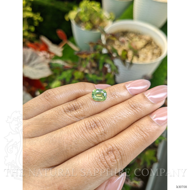 3.02 Ct. Yellowish Green Zircon from Ceylon (Sri Lanka)