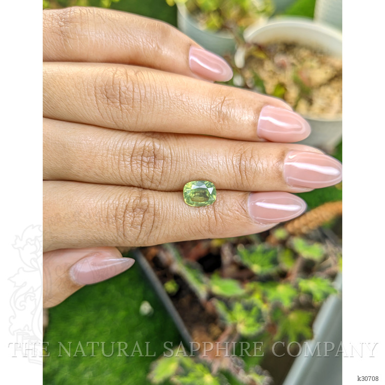 3.02 Ct. Yellowish Green Zircon from Ceylon (Sri Lanka)