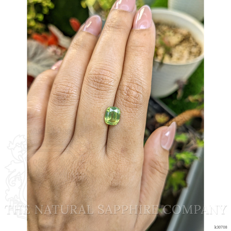3.02 Ct. Yellowish Green Zircon from Ceylon (Sri Lanka)