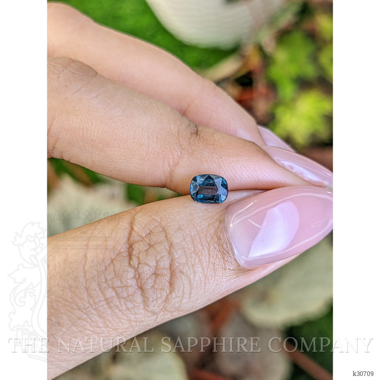 0.58 Ct. Greenish Blue Spinel from Ceylon (Sri Lanka)