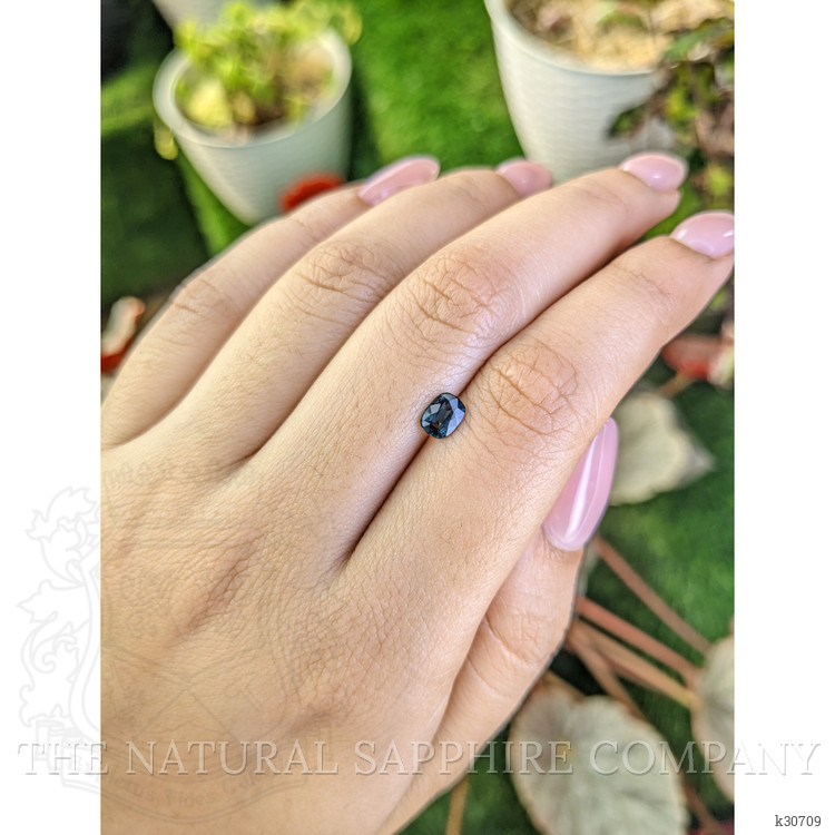 0.58 Ct. Greenish Blue Spinel from Ceylon (Sri Lanka)