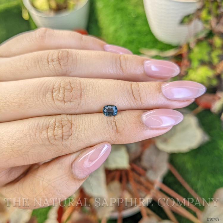 0.58 Ct. Greenish Blue Spinel from Ceylon (Sri Lanka)