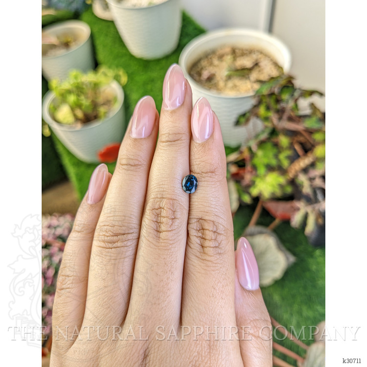 0.88 Ct. Blue Cobalt Spinel from Ceylon (Sri Lanka)