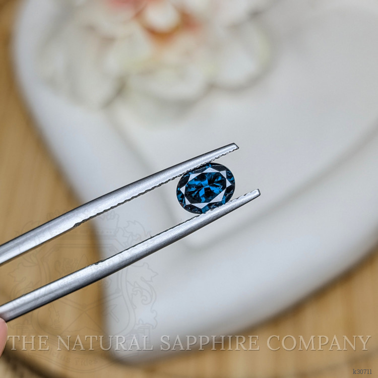 0.88 Ct. Blue Cobalt Spinel from Ceylon (Sri Lanka)