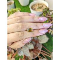 3.77 Ct. Brownish Yellow Zircon from Ceylon (Sri Lanka) Life Style