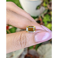 3.77 Ct. Brownish Yellow Zircon from Ceylon (Sri Lanka) Life Style