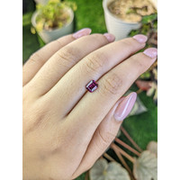 1.09 Ct. Pinkish Purple Rhodolite Garnet from Ceylon (Sri Lanka) Life Style