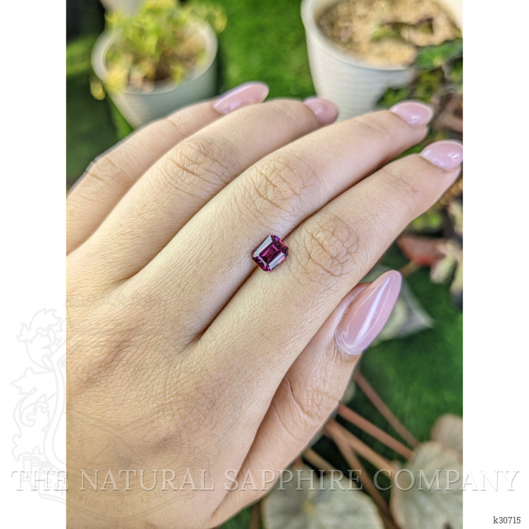 1.09 Ct. Pinkish Purple Rhodolite Garnet from Ceylon (Sri Lanka)