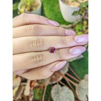 1.09 Ct. Pinkish Purple Rhodolite Garnet from Ceylon (Sri Lanka) Life Style
