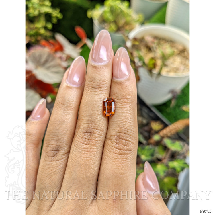 2.26 Ct. Orange Hessonite Garnet from Madagascar