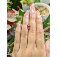 1.84 Ct. Orange Hessonite Garnet from Madagascar Life Style