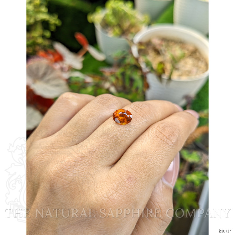 1.84 Ct. Orange Hessonite Garnet from Madagascar
