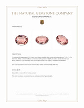 2.51 Ct. Purplish Pink Spinel from Tanzania Appraisal