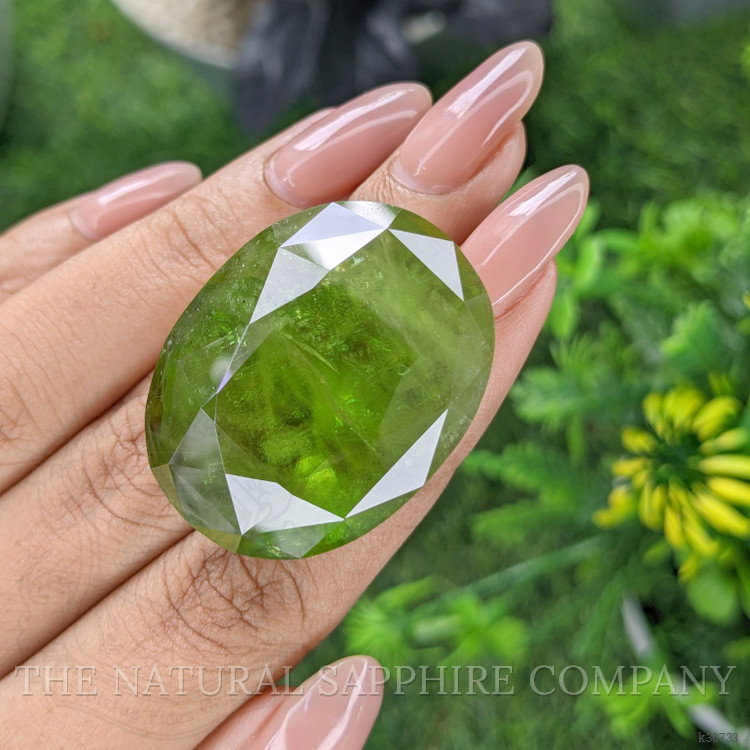 102.50 Ct. Green Sphene (Titanite) from Madagascar