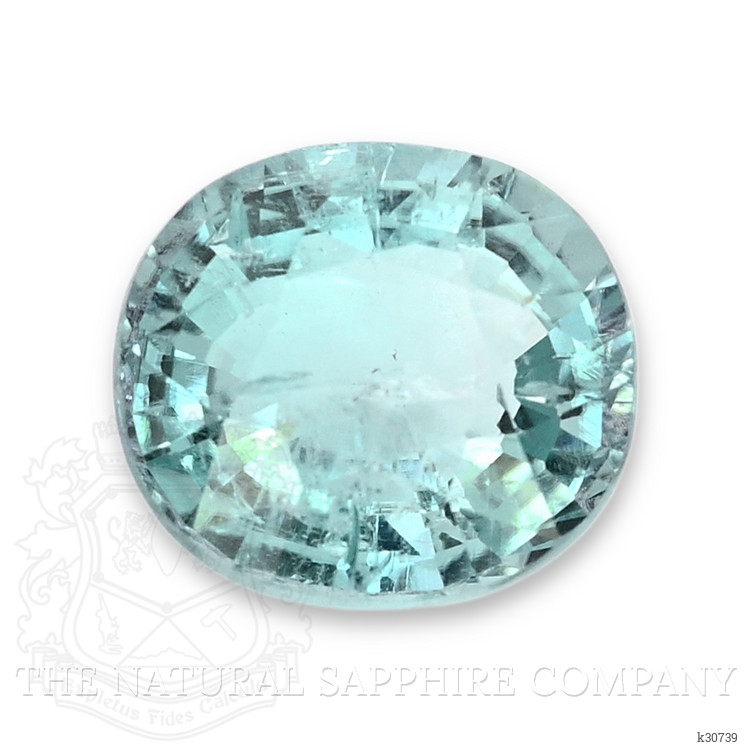 2.87 Ct. Greenish Blue Tourmaline from Africa