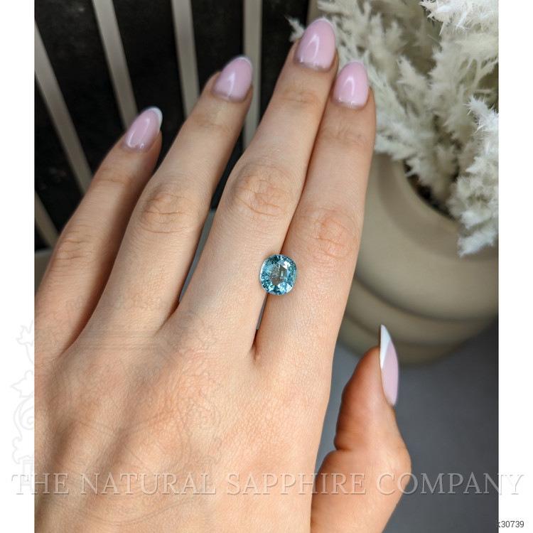 2.87 Ct. Greenish Blue Tourmaline from Africa