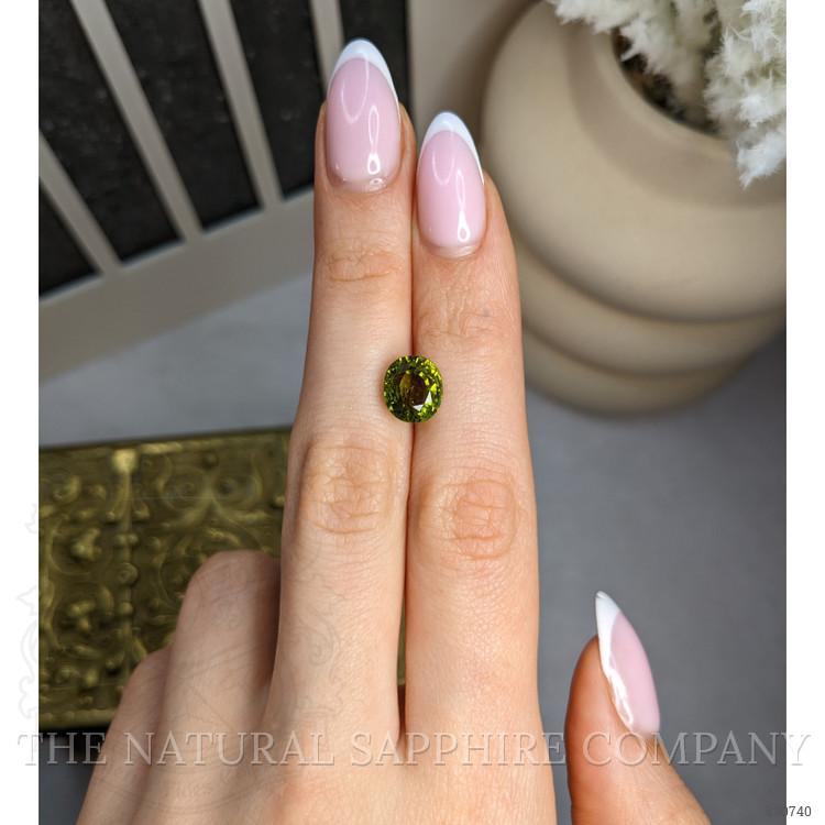 4.15 Ct. Yellowish Green Tourmaline from Africa