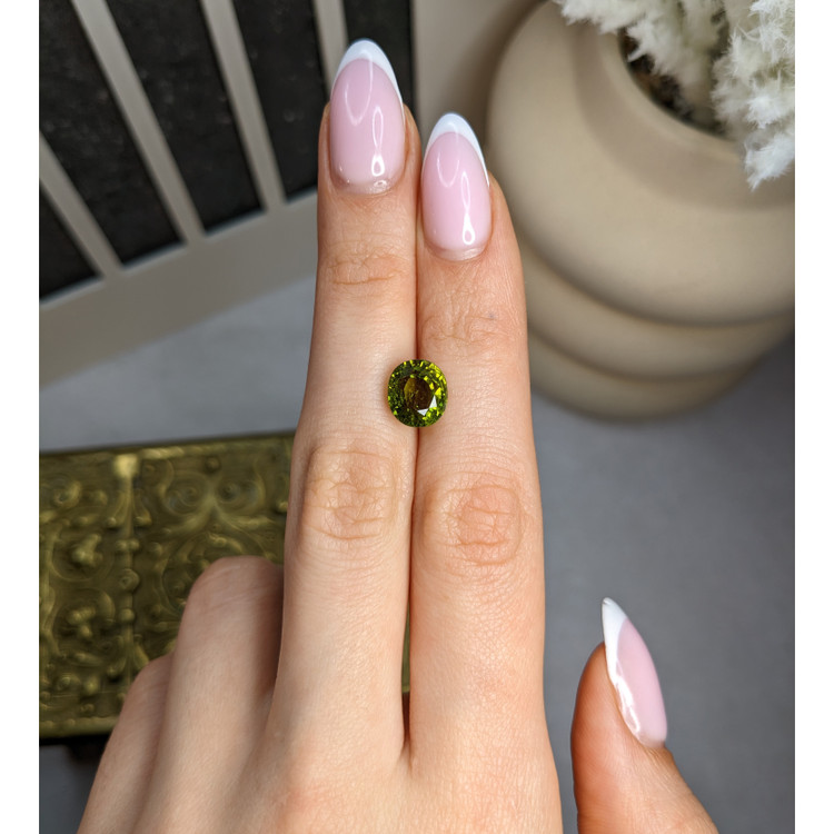 4.15 Ct. Yellowish Green Tourmaline from Africa