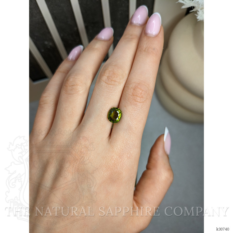 4.15 Ct. Yellowish Green Tourmaline from Africa