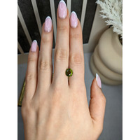 4.15 Ct. Yellowish Green Tourmaline from Africa Life Style
