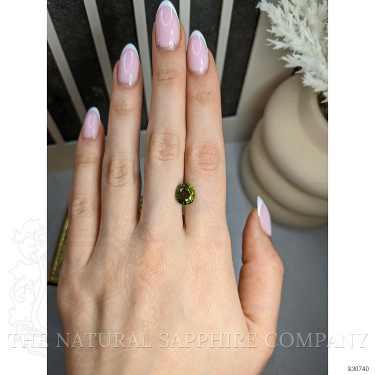 4.15 Ct. Yellowish Green Tourmaline from Africa