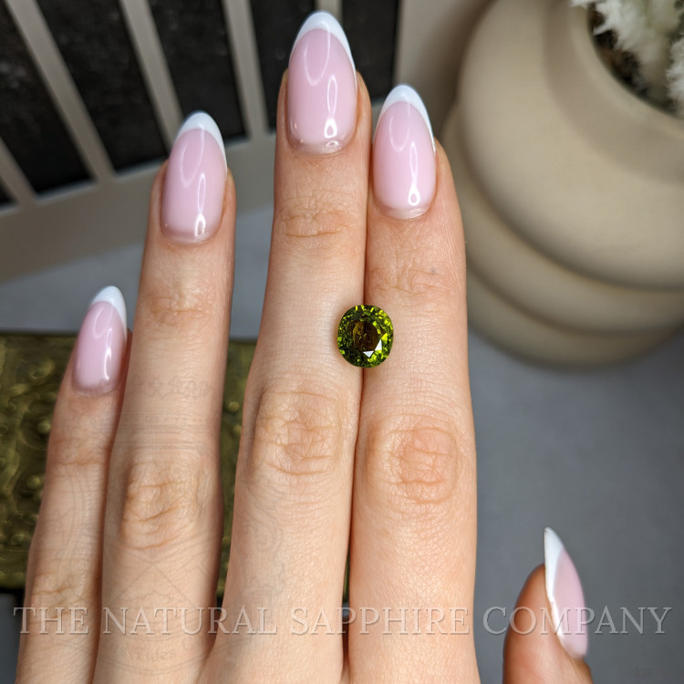 4.15 Ct. Yellowish Green Tourmaline from Africa