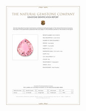 2.71 Ct. Pink Tourmaline from Africa Scan Report