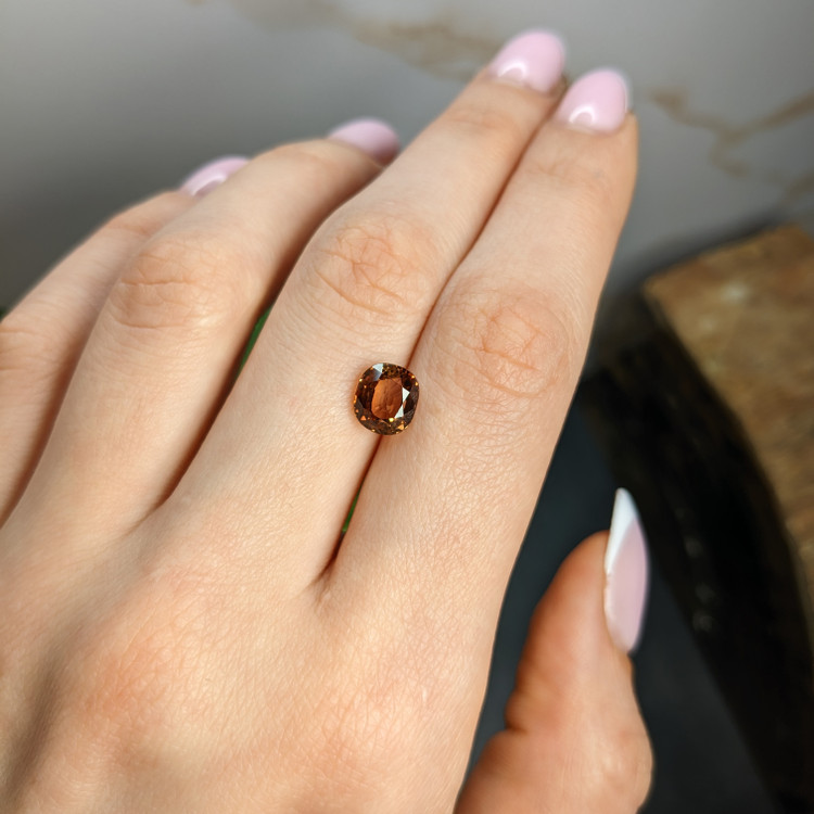 2.21 Ct. Orangish Brown Tourmaline from Africa