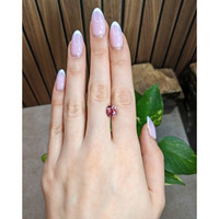 2.77 Ct. Purplish Pink Tourmaline from Africa Life Style