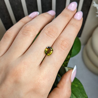 3.52 Ct. Yellowish Green Tourmaline from Africa Life Style