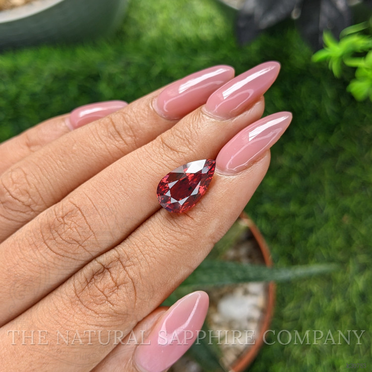 6.08 Ct. Red Garnet from Tanzania