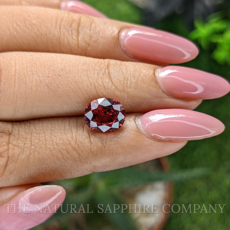 2.76 Ct. Reddish Pink Malaya Garnet from Madagascar