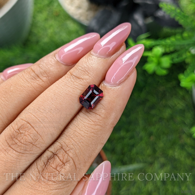 2.23 Ct. Red Rhodolite Garnet from Ceylon (Sri Lanka)