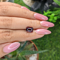 2.23 Ct. Red Rhodolite Garnet from Ceylon (Sri Lanka) Life Style