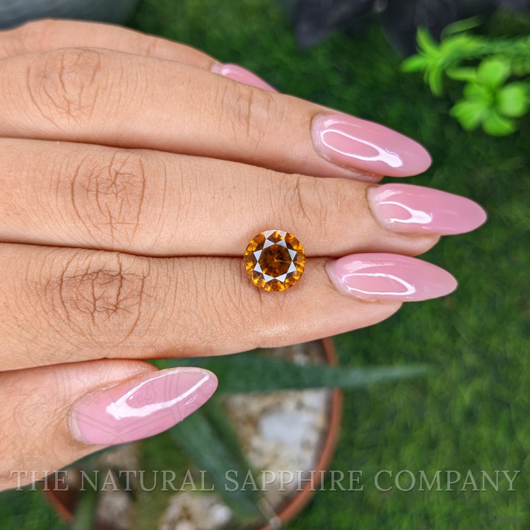 3.29 Ct. Golden Orange Hessonite Garnet