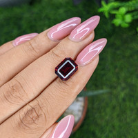 5.27 Ct. Purplish Red Garnet from Ceylon (Sri Lanka) Life Style