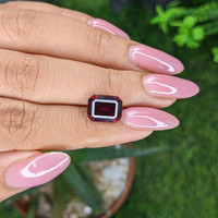 5.27 Ct. Purplish Red Garnet from Ceylon (Sri Lanka) Life Style