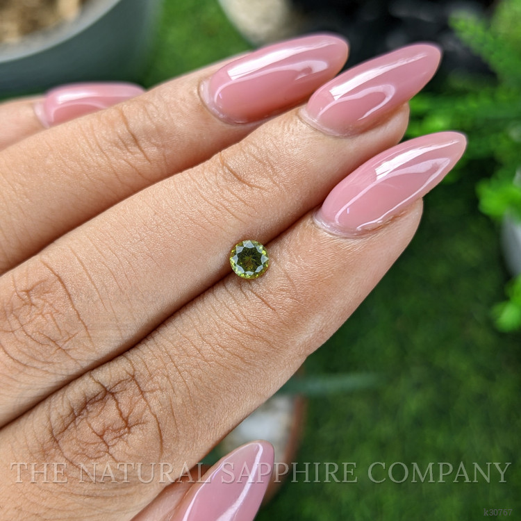 0.32 Ct. Yellowish Green Peridot from Tanzania