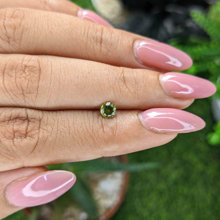0.32 Ct. Yellowish Green Peridot from Tanzania