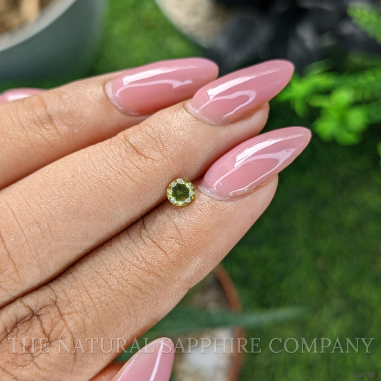 0.33 Ct. Yellowish Green Peridot from Tanzania