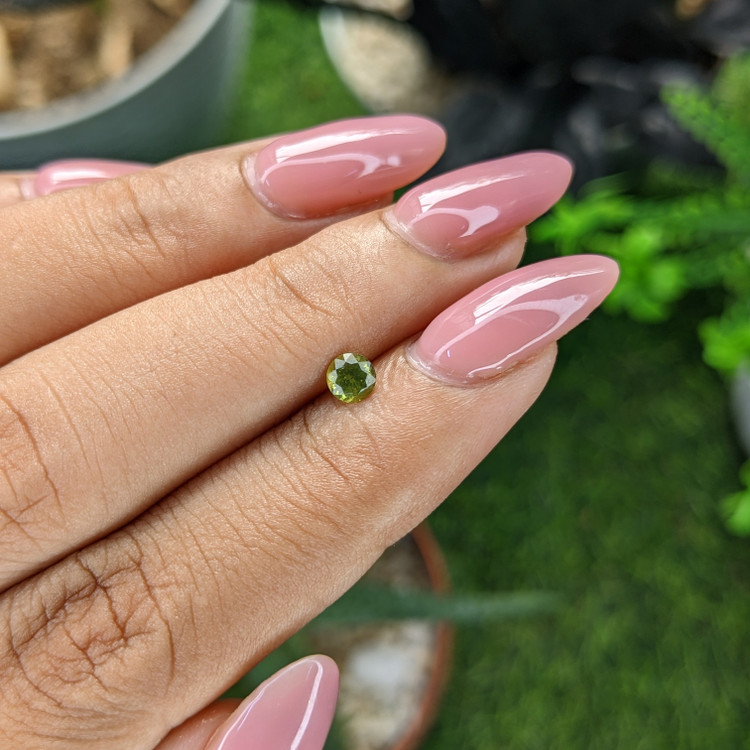 0.27 Ct. Yellowish Green Peridot from Tanzania