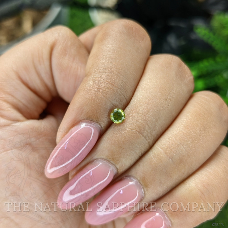 0.27 Ct. Yellowish Green Peridot from Tanzania