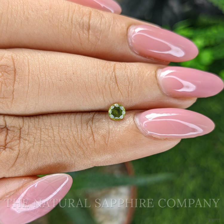0.25 Ct. Yellowish Green Peridot from Tanzania