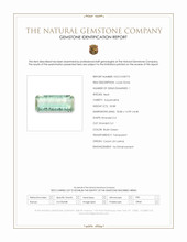 33.88 Ct. Bluish Green Aquamarine from Ceylon (Sri Lanka) Scan Report