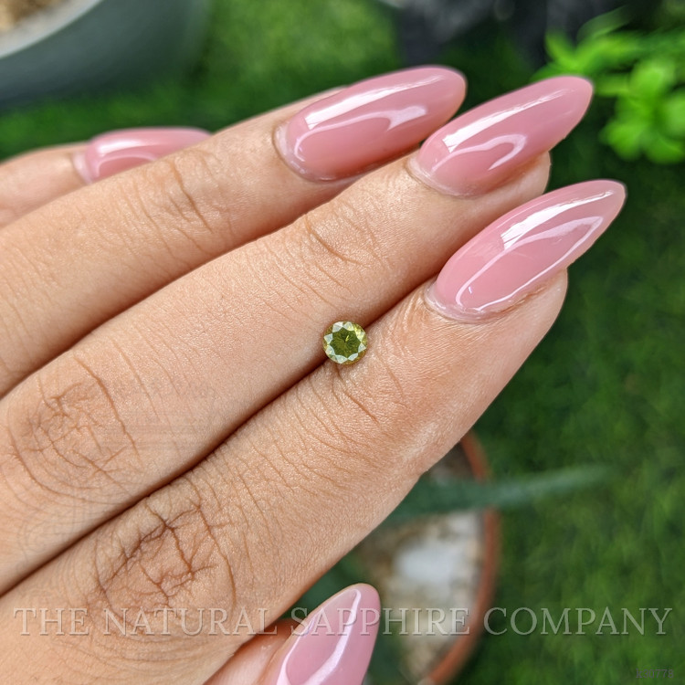 0.22 Ct. Yellowish Green Peridot from Tanzania
