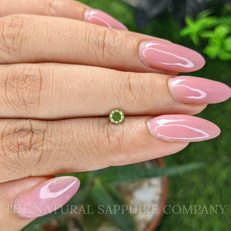 0.22 Ct. Yellowish Green Peridot from Tanzania