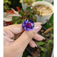 24.39 Ct. Purple Amethyst from Brazil Life Style