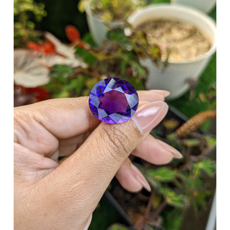 24.39 Ct. Purple Amethyst from Brazil