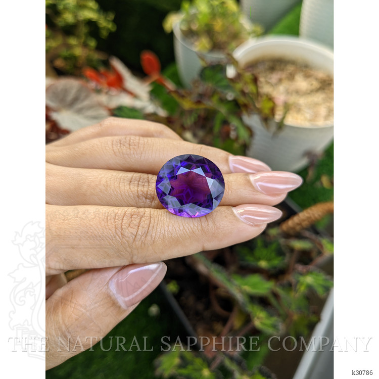 24.39 Ct. Purple Amethyst from Brazil